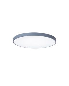 InLight Πλαφονιέρα οροφής LED 36W 3CCT by switch on base από γκρί μέταλλο και ακρυλικό D:60cm 42035-B-Gray