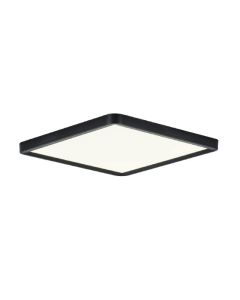 InLight Πλαφονιέρα οροφής LED 40W 3CCT by switch on base από μαύρο μέταλλο  D:50cm 42045-Black