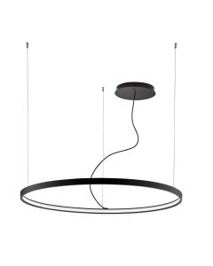 Μονόφωτο Μαύρο D:900 Verdi 3000K Viokef 4224100