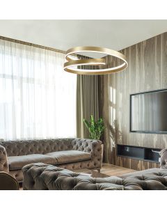 Κρεμαστό Φωτιστικό Χρυσό Capri Viokef 4291301