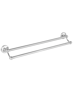 Πετσετοθήκη Διπλή Χρώμιο Bronze Art Hotel 42H7-10