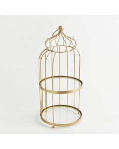 ΚΛΟΥΒΙ, ΜΕ ΔΥΟ ΕΠΙΠΕΔΑ, ΜΕΤΑΛΛΙΚΟ, ΧΡΥΣΟ, 24x53x58cm Eurolamp 600-44161