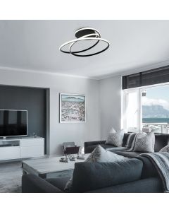 Φωτιστικό Οροφής Μαύρο Mily Viokef 4301501