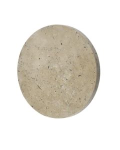 InLight Επιτοίχιο φωτιστικό γκρι από travertine marble LED 6.5W D:25cm 43068-A