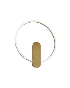 Φωτιστικό Τοίχου Χρυσό Zaklin Viokef 4340501