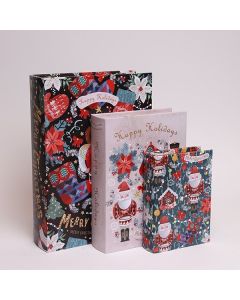 ΒΙΒΛΙΑ ΔΙΑΚΟΣΜΗΤΙΚΑ, ΜΕ ΚΑΡΥΟΘΡΑΥΣΤΗ,  ΞΥΛΙΝΑ, ΣΕΤ 3 ΤΜΧ, 32x23x7,  25x18.5x5.5 ΚΑΙ 18x13x4cm Eurolamp 600-47918