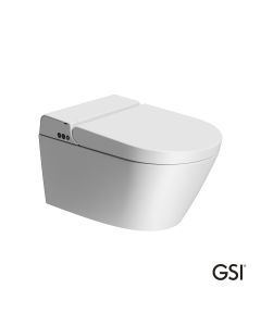 Λεκάνη Κρεμαστή PURA/59  Swirlflush με σύστημα ηλεκτρονικού μπιντέ, White Matt GSI Ιταλίας  7418K-301