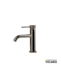 Μπαταρία Νιπτήρα με Βαλβίδα Clic-Clac Industrial Vicario Black Brushed 512010-410