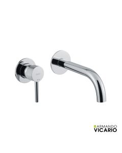 Μπαταρία Νιπτήρα Τοίχου industrial Vicario Chrome 512045-100