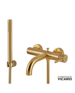 Μπαταρία Λουτρού industrial Vicario Brushed Gold 512100-201