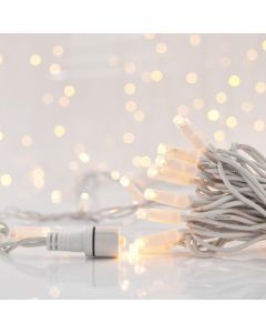 XMAS ΛΑΜΠΑΚΙ ΣΕΙΡΑ 96 LED 5mm ΜΕ ΚΑΛΥΜΜΑ 24V 2 ΕΠΕΚΤΑΣΕΙΣ ΕΩΣ 10 ΣΕΤ ΛΕΥΚΟ ΚΑΟΥΤΣΟΥΚ ΚΑΛΩΔΙΟ DAYLIGHT LED ΑΝΑ 10cm 5 ΣΕΤ ΣΕΙΡΕΣ & 1 ΕΠΕΚΤΑΣΗ 3m ΙΡ65 (NO ADAPTOR NO LEAD WIRE) Eurolamp 600-09383