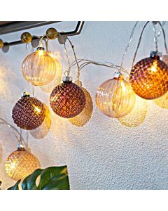 ΣΕΙΡΑ, 10 LED 5mm, ΡΟΖ ΓΥΑΛΙΝΕΣ ΜΠΑΛΕΣ Φ6cm, 4.5V ΜΕΤΑΣΧΗΜΑΤΙΣΤΗ, ΔΙΑΦΑΝΟ PVC ΚΑΛΩΔΙΟ, ΘΕΡΜΟ ΛΕΥΚΟ LED ΑΝΑ 15cm, ΠΡΟΕΚΤΑΣΗ ΠΑΡΟΧΗΣ 3m, IP44 Eurolamp 600-11209