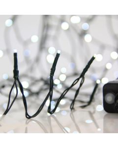 ΣΕΙΡΑ, 1500 LED 3mm, 31V ΜΕΤΑΣΧΗΜΑΤΙΣΤΗ, 8 ΠΡΟΓΡΑΜΜΑΤΑ & ΜΝΗΜΗ, ΠΡΑΣΙΝΟ PVC ΚΑΛΩΔΙΟ, ΛΕΥΚΟ LED, ΑΝΑ 5cm, ΠΡΟΕΚΤΑΣΗ ΠΑΡΟΧΗΣ 3m, ΙΡ44 Eurolamp 600-13620