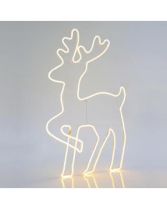 ΤΑΡΑΝΔΟΣ, 5m NEON LED ΦΩΤΟΣΩΛΗΝΑΣ, ΜΟΝΟΚΑΝΑΛΟΣ, ΘΕΡΜΟ ΛΕΥΚO, 49x84cm, IP44 Eurolamp 600-23006