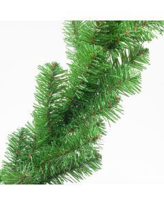 ΓΙΡΛΑΝΤΑ ΜΕ ΚΛΑΔΙΑ 270x30cm, 114 TIPS (ΠΑΧΟΣ ΤΩΝ TIPS 6cm- ΜΗΚΟΣ 17cm), ΠΡΑΣΙΝΟ ΧΡΩΜΑ Eurolamp 600-30329