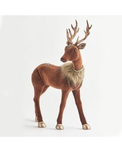 ΒΕΛΟΥΔΙΝΟΣ ΤΑΡΑΝΔΟΣ, ΣΚΟΥΡΟ ΚΑΦΕ, 37x14x52cm Eurolamp 600-44458