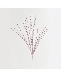 ΚΛΑΔΙ, ΡΟΖ, ΜΕ ΓΚΛΙΤΕΡ ΠΕΡΛΕΣ, 150cm Eurolamp 600-45994