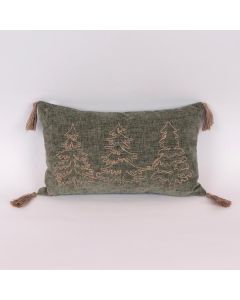 ΜΑΞΙΛΑΡΙ ΛΑΔΙ, ΜΕ ΧΡΙΣΤΟΥΓΕΝΝΙΑΤΙΚΑ ΔΕΝΤΡΑ, 30x50cm Eurolamp 600-46020