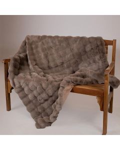 ΓΟΥΝΙΝΗ ΔΙΑΚΟΣΜΗΤΙΚΗ ΚΟΥΒΕΡΤΑ ΚΑΝΑΠΕ, ΜΑΛΑΚΗ, ΓΚΡΙ, 140x160cm Eurolamp 600-46023