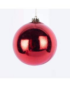 ΜΠΑΛΑ ΠΛΑΣΤΙΚΗ, ΚΟΚΚΙΝΗ, ΓΥΑΛΙΣΤΕΡΗ, ΣΕΤ 2ΤΜΧ, 20cm Eurolamp 600-46438