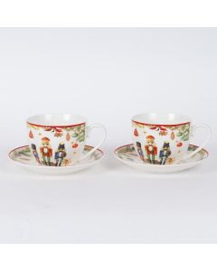 ΚΟΥΠΑ ΜΕ ΠΙΑΤΑΚΙ, ΜΕ ΚΑΡΥΟΘΡΑΥΣΤΕΣ, ΣΕΤ 2 ΤΜΧ Eurolamp 600-46508