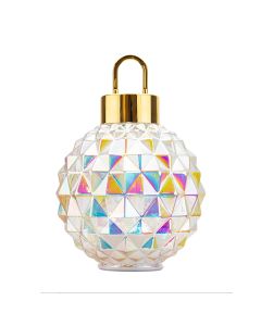 ΜΠΑΛΑ ΓΥΑΛΙΝΗ ΦΩΤΙΖΟΜΕΝΗ, ΙΡΙΔΙΖΟΥΣΑ, 22x32cm Eurolamp 600-48330