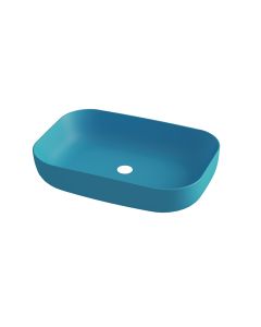 Olympia Metamorfosis 42600 Turquoise matt - Νιπτήρας Επικαθήμενος χωρίς βαλβίδα 60108