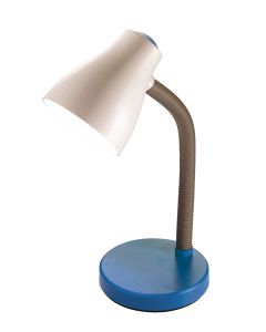 Φωτιστικό Γραφείου Ø14 εκ.Σπιράλ Πλαστικό Μπλε -Λευκό Perenz 6036C