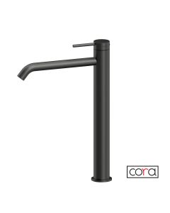 Μπαταρία Νιπτήρα Υψηλή με Βαλβίδα Clic-Clac Cosmo PVD Black Brushed Inox 316L 6113-411