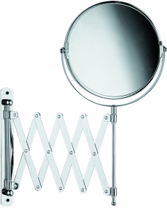 Μεγενθυτικός Καθρέφτης χωρίς Φως Χρώμιο Bronze Art Μεγενθυτικοί 66H7-10