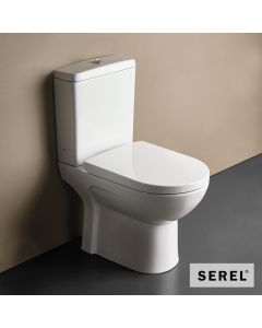 Λεκάνη Χαμηλής Πίεσης VELA με απλό κάλυμμα 9001, Serel White 671600-300