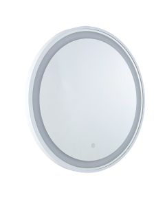 MIC-07 ΚΑΘΡΕΠΤΗΣ WH ΣΤΡΟΓΓΥΛΟΣ ΛΕΥΚΗ ΚΟΡΝΙΖΑ LED ΦΩΤΙΣΜΟ TOUCH ARlight 7415015