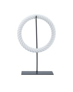 ΣΤΕΦΑΝΙ ΠΟΛΥΡΕΖΙΝ ΛΕΥΚΟ 22x7x35.8cm Eurolamp 819-01600