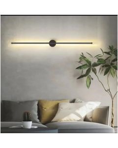 Φωτιστικό Απλίκα Επίτοιχη Μαύρη 80x8x80cm Led 12W 3000K Homelighting Viola 77-50482