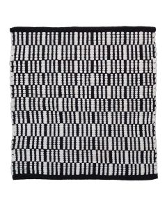 Πατάκι Μπάνιου 25% Cotton 75% Polyester 60x60cm Sealskin Bandra Βlack 800106