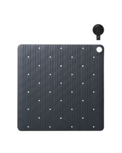 Ribb Αντιολισθητικό Πατάκι 55x55cm Anthracite with Black Hook Sealskin 800621