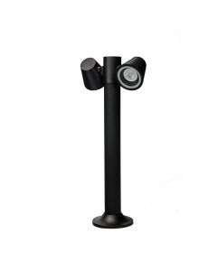 it-Lighting Shasta 2xGU10 Outdoor Pole Light Black D:150x305x600mm 80400814