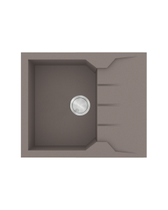 Νεροχύτης Κουζίνας 60x50cm Γρανίτης Ένθετος ερμάριο 50cm Sanitec Ultra Granite 812-34-Sienna