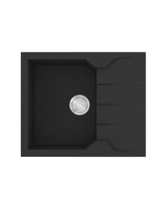 Νεροχύτης Κουζίνας 60x50cm Γρανίτης Ένθετος Ερμάριο 50cm Sanitec Ultra Granite 812-36-Grafite
