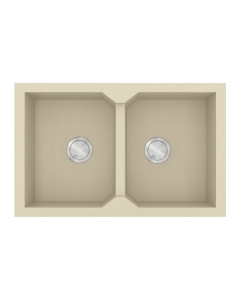 Νεροχύτης Κουζίνας 86x50cm Ένθετος  Ερμάριο 90cm Γρανίτης Sanitec  Ultra Granite 818-31-Ocra