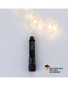 XMAS ΛΑΜΠΑΚΙ ΣΕΙΡΑ 40 MINI LED ΜΕ ΦΟΡΗΤΟ ΦΟΡΤΙΣΤΗ 3V-4.5V ΜΠΑΤΑΡΙΑΣ 800mAh ΜΕ 8 ΠΡΟΓΡΑΜΜΑΤΑ ΤΗΛΕΧΕΙΡΙΣΤΗΡΙΟ (TIMER DIMMER) ΑΣΗΜΙ ΧΑΛΚΙΝΟ ΚΑΛΩΔΙΟ ΘΕΡΜΟ ΛΕΥΚΟ LED ΑΝΑ 10cm ΠΑΡΟΧΗ 30cm IP44 Eurolamp 600-19120