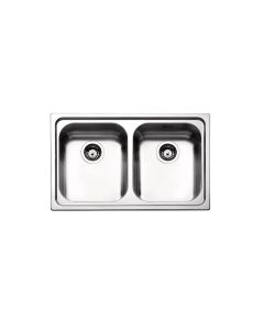 Νεροχύτης Ένθετος Λείος 79*50 εκ. για ερμάριο 80 εκ.Apell Venezia 8380