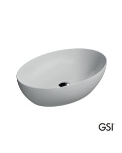 Νιπτήρας Πορσελάνης Pura 60x42 GSI White Matt 8842-301