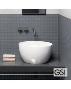 Νιπτήρας Πορσελάνης Pura Φ42 h.22 GSI White 8852-300