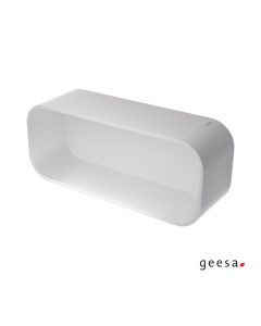 ΜΠΟΥΚΑΛΟΘΗΚΗ 25x11,1 εκ. FRAME GEESA WHITE MATT 8901-300
