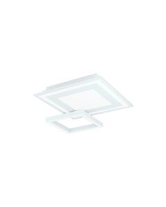 Eglo Savatarila-Z Μοντέρνα Μεταλλική Πλαφονιέρα Οροφής με Ενσωματωμένο LED σε Λευκό χρώμα 45cm 900023