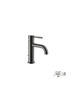 Μπαταρία Νιπτήρα με Αυτόματη Βαλβίδα Τech La Torre Black Brushed 12007-410