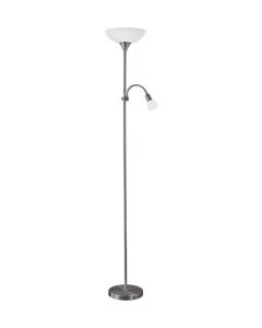 Eglo Up2 Μοντέρνο Φωτιστικό Δαπέδου Υ176.5xΜ27.5εκ. με Ντουί για Λαμπτήρα E27 σε Λευκό Χρώμα 93917