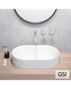 Νιπτήρας Πορσελάνης Kube-X 60x37GSI White 9458-300