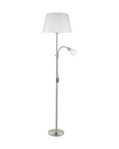 Eglo Conesa Κλασικό Φωτιστικό Δαπέδου Υ170xΜ38εκ. με Ντουί για Λαμπτήρα E27 σε Λευκό Χρώμα 95686